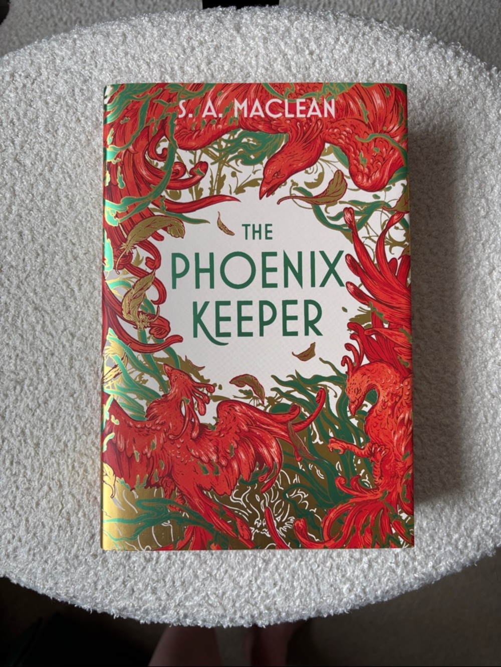 S.A. MacLean The Phoenix Keeper Hardcover Illumicrate Special Edition Signed